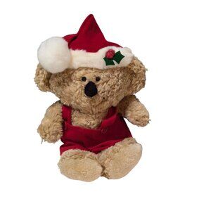 VINTAGE AMERICAN GREETINGS BOOMERANG CHRISTMAS SANTA Koala PLUSH ANIMAL